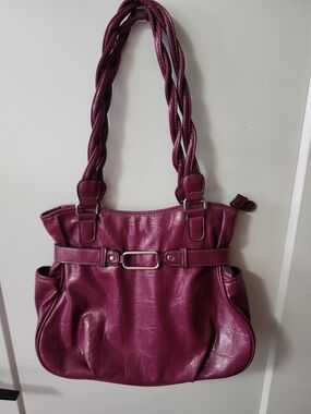 Vintage Retro 90s Barbie Hot Pink Vegan Leather Purse